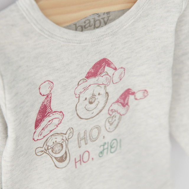 Боди с дълъг ръкав 3бр. WINNIE THE POOH, цвят: Микс