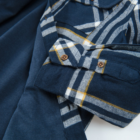 Риза с дълъг ръкав, цвят: Микс