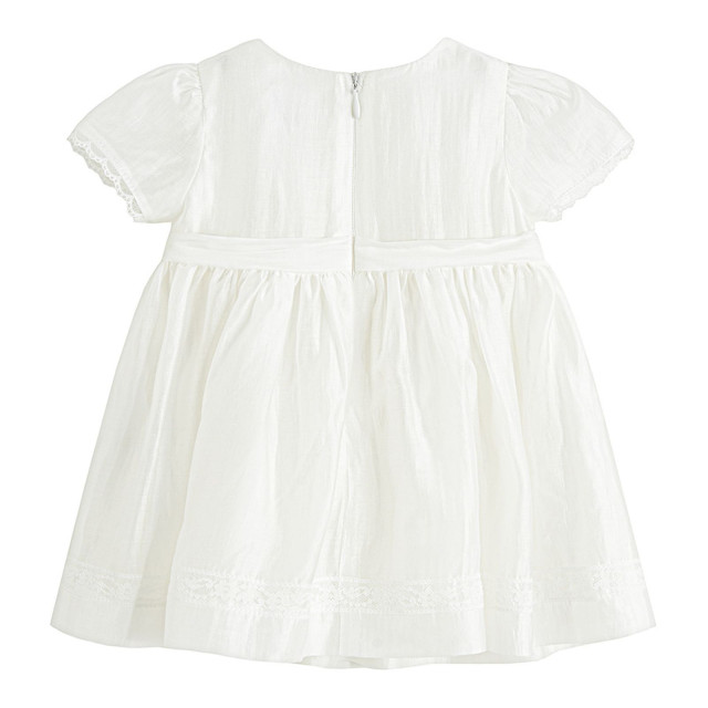 Рокля с къс ръкав, цвят: Бял