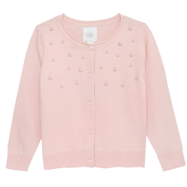 Жилетка, цвят: Светло розов