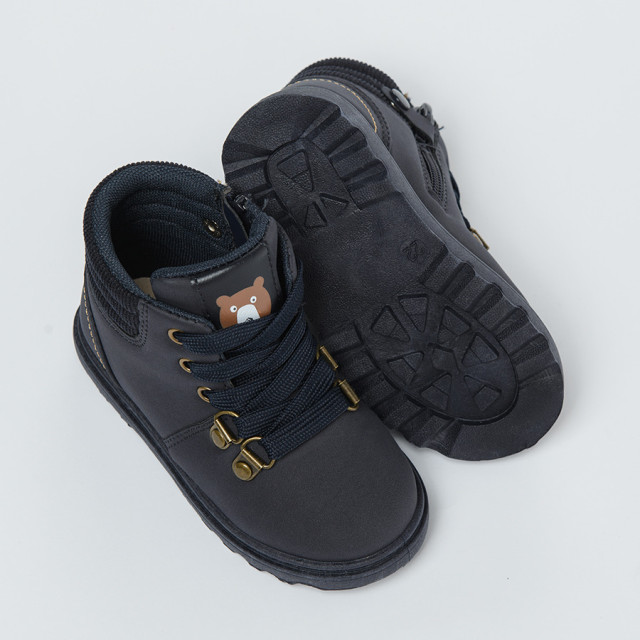 Високи обувки, цвят: Морско син