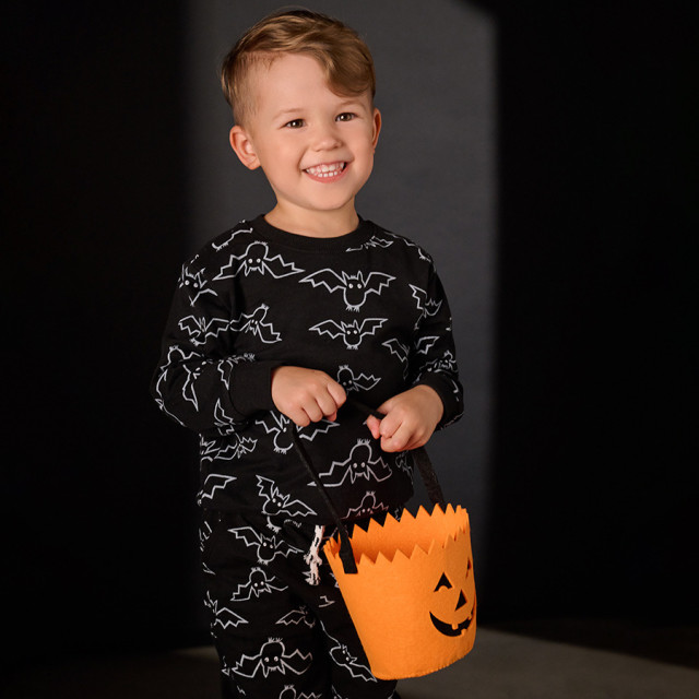 Блуза с дълъг ръкав, цвят: Черен