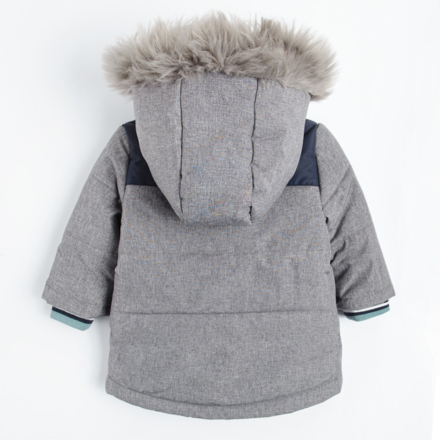 Яке, цвят: Сив меланж