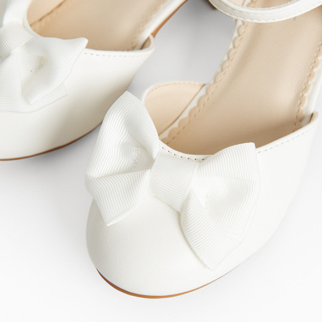 Балеринки, цвят: Бял