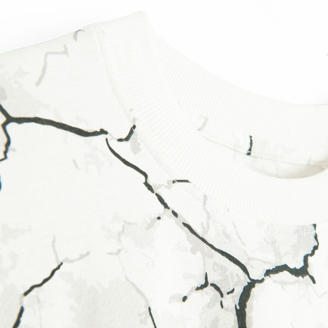 Тениска с къс ръкав, цвят: Бял