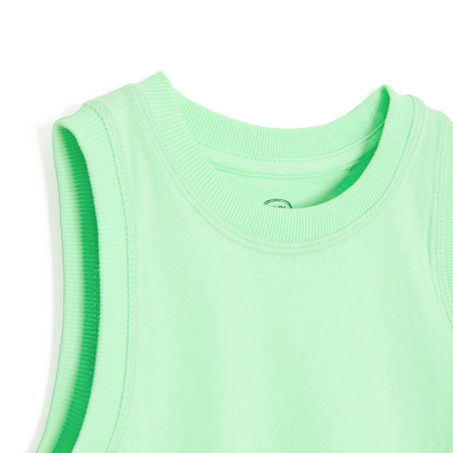 Тениска без ръкав, цвят: Зелен