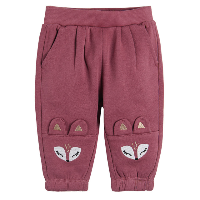 Спортен панталон, цвят: Бургунди