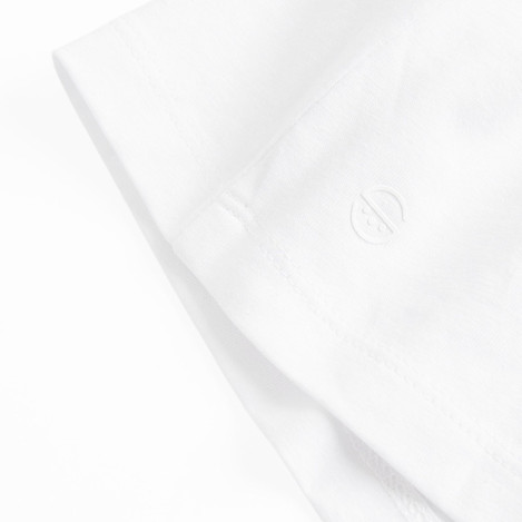 Тениска с къс ръкав, цвят: Бял