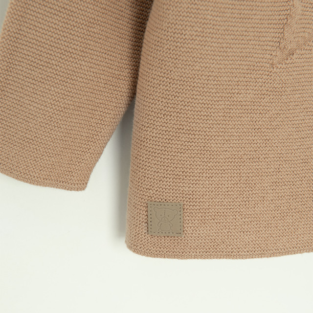 Жилетка, цвят: Светло кафяв