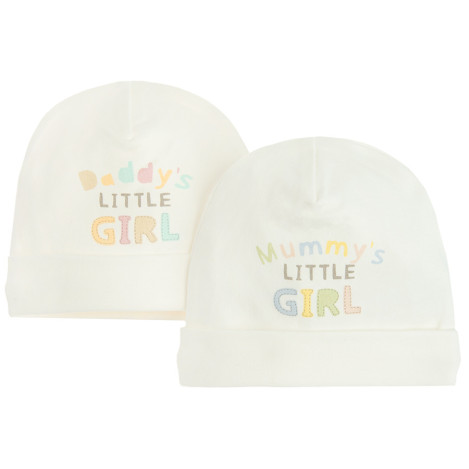 Шапка 2бр., цвят: Кремав