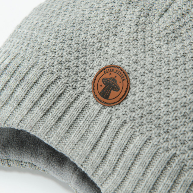Шапка, цвят: Сив меланж