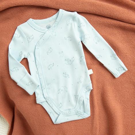 Боди с дълъг ръкав 2бр., цвят: Микс