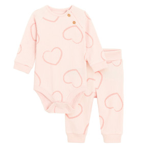 Комплект, цвят: Розов