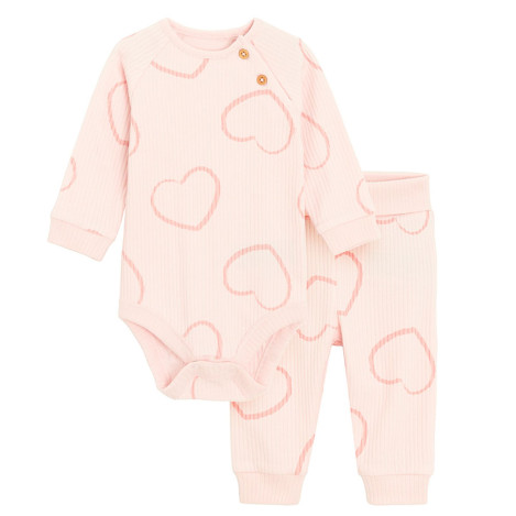 Комплект, цвят: Розов