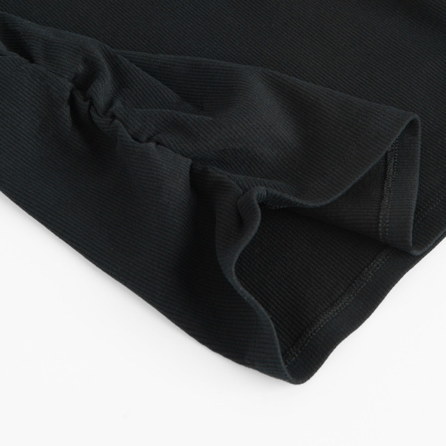 Рокля с къс ръкав, цвят: Черен