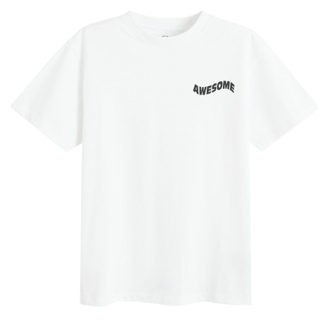 Тениска с къс ръкав, цвят: Бял