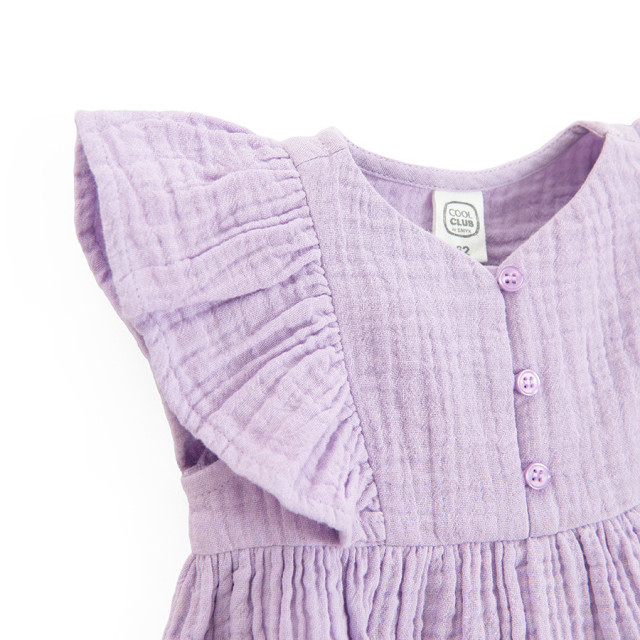 Рокля с къс ръкав, цвят: Светло виолетов