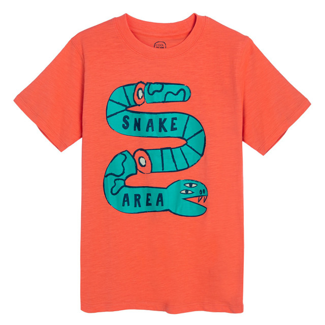 Тениска с къс ръкав, цвят: Червен