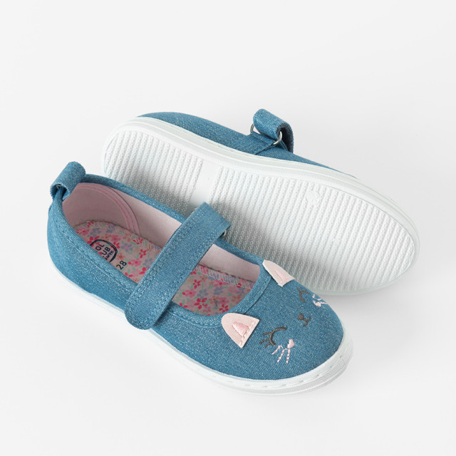 Пантофи, цвят: Син