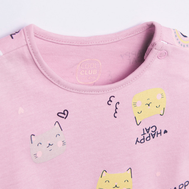 Рокля с дълъг ръкав, цвят: Виолетов