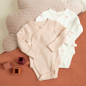 Боди с дълъг ръкав 2бр., цвят: Микс