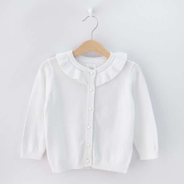 Жилетка, цвят: Бял