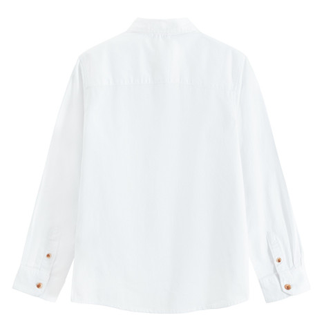 Риза с дълъг ръкав, цвят: Бял