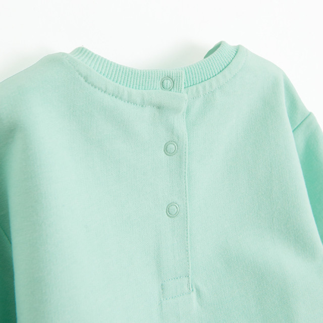 Блуза с дълъг ръкав PEPPA PIG, цвят: Светло ментов