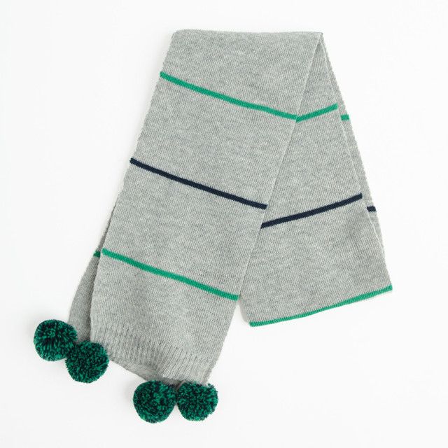 Шал, цвят: Сив меланж