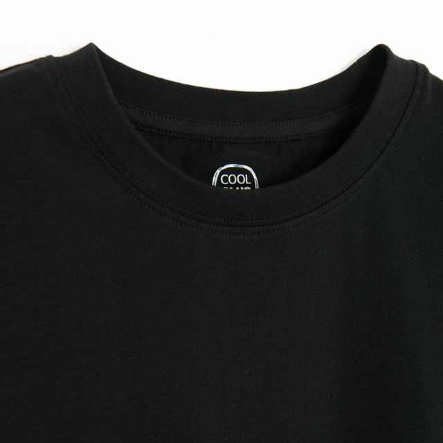 Тениска с къс ръкав, цвят: Черен