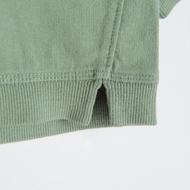 Блуза с дълъг ръкав, цвят: Маслинов