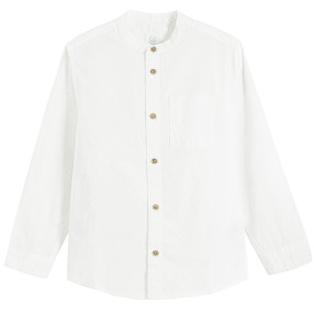 Риза с дълъг ръкав, цвят: Бял