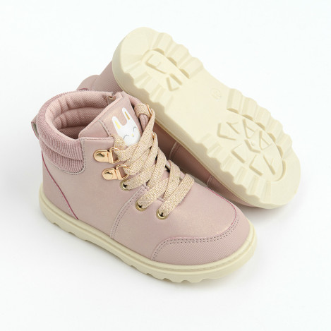 Високи обувки, цвят: Светло розов