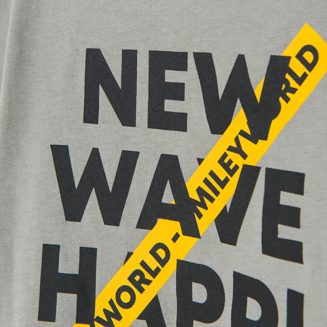 Тениска с къс ръкав SMILEY, цвят: Тъмно сив