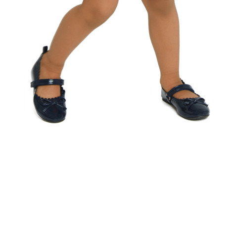 Балеринки, цвят: Морско син