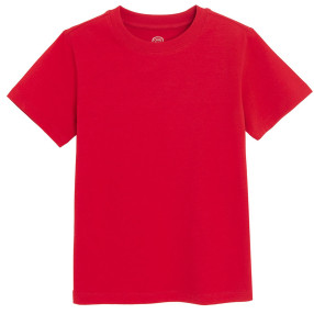 Тениска с къс ръкав, цвят: Червен