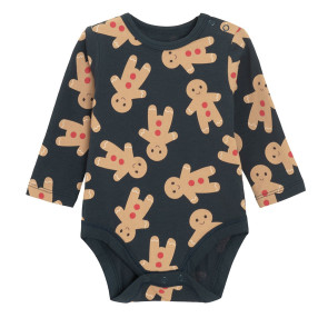 Боди с дълъг ръкав, цвят: Червен