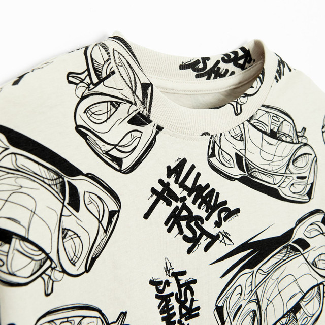 Блуза с дълъг ръкав, цвят: Бежов