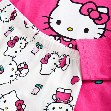 Пижама HELLO KITTY&FRIENDS, цвят: Розов