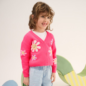 Жилетка, цвят: Цикламен