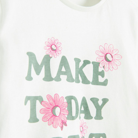 Тениска с дълъг ръкав, цвят: Бял