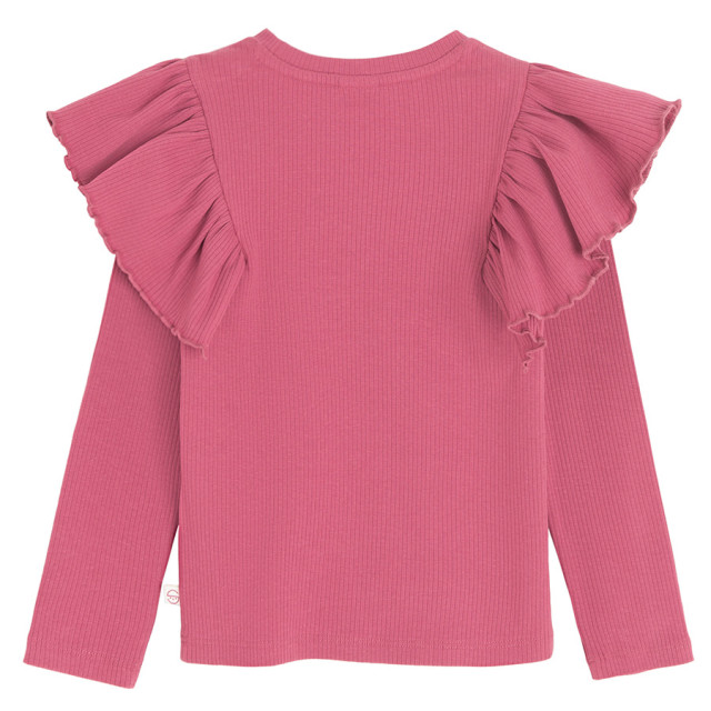 Блуза с дълъг ръкав, цвят: Бургунди