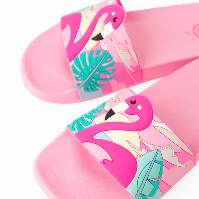 Плажни чехли, цвят: Розов