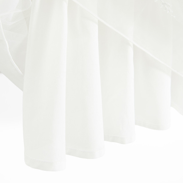 Рокля с дълъг ръкав, цвят: Бял