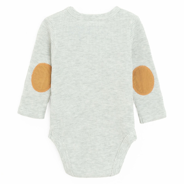 Боди с дълъг ръкав MOOMINS, цвят: Сив