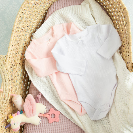 Боди с дълъг ръкав 2бр., цвят: Микс