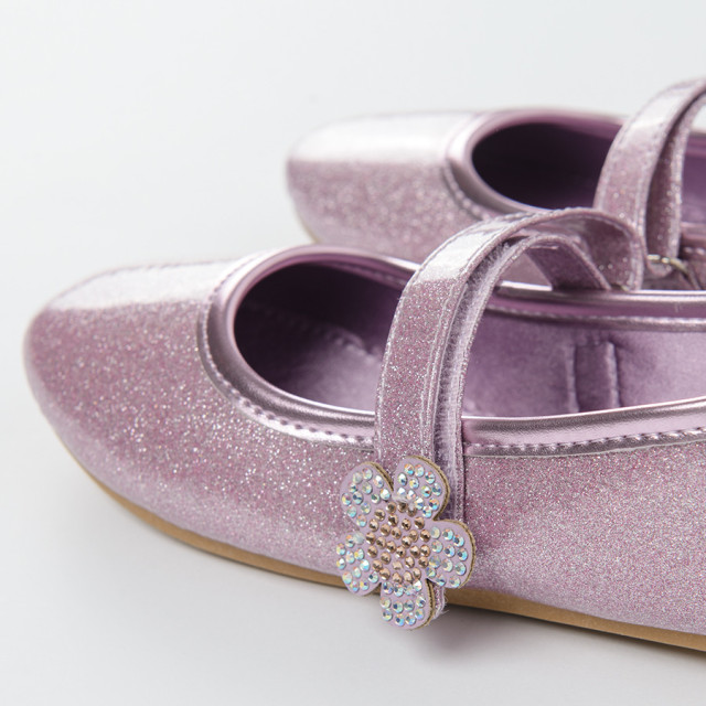 Балеринки, цвят: Лилав
