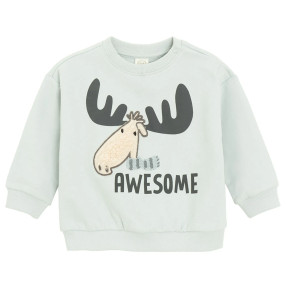 Блуза с дълъг ръкав, цвят: Син