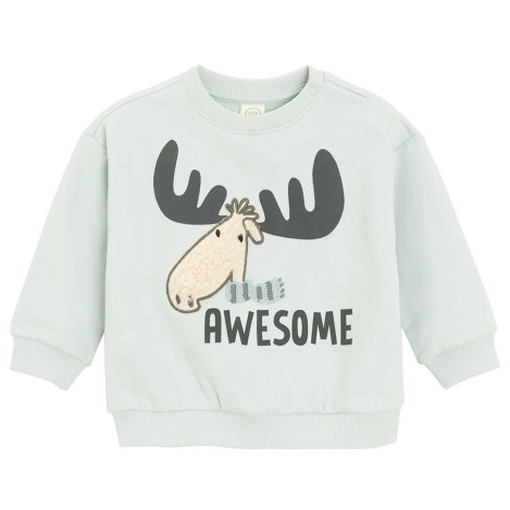 Блуза с дълъг ръкав, цвят: Син