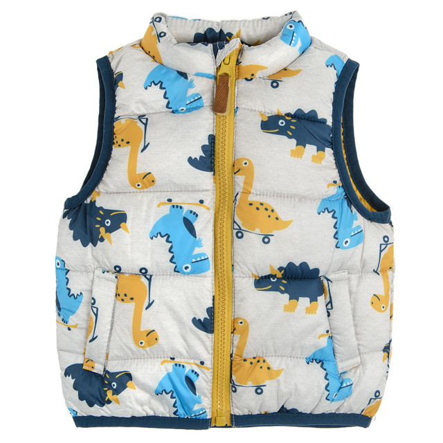 Елек, цвят: Сив меланж